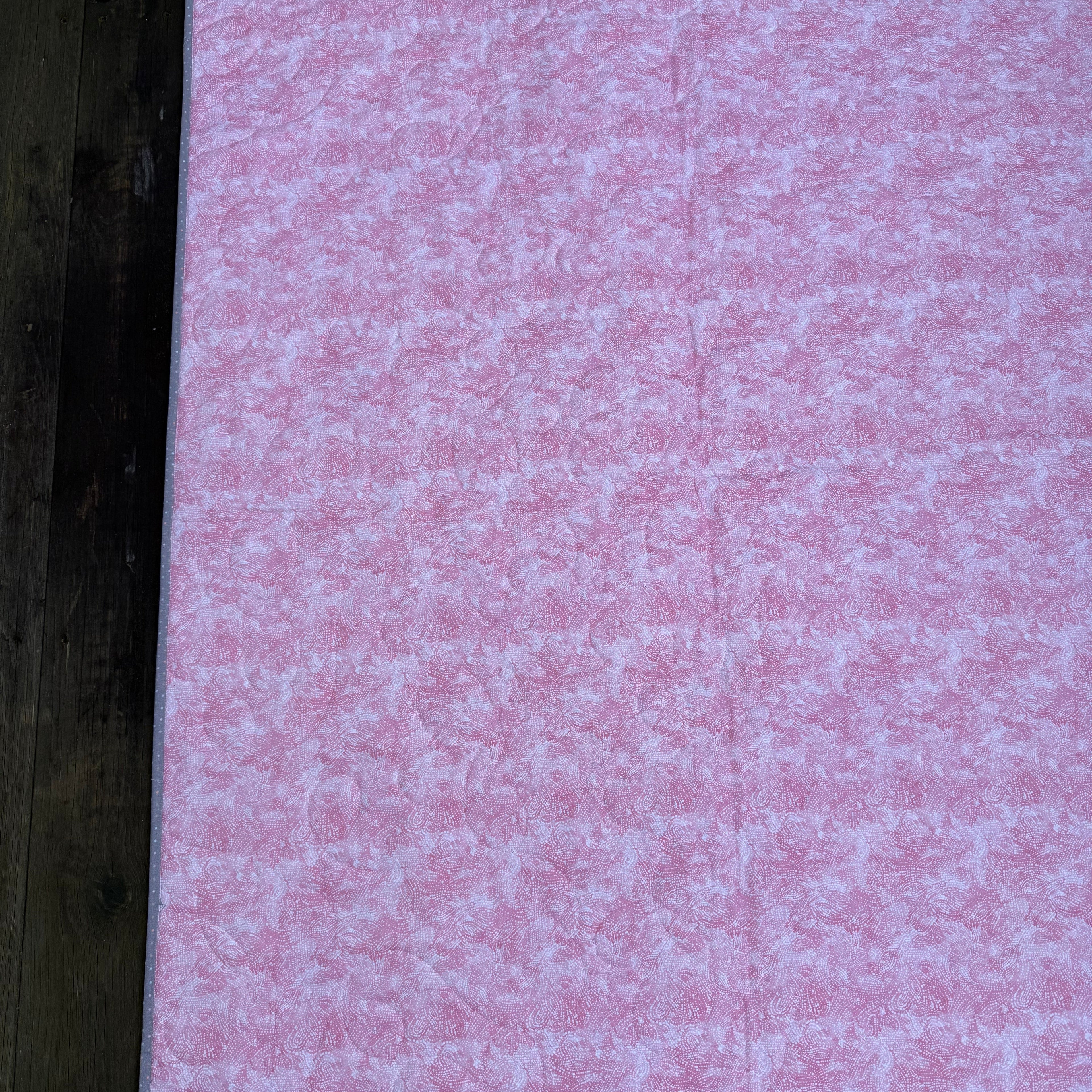 #354 Babyteppe "home is where my heart is" i rosa