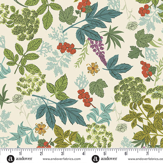 Nordic Summer 10320-L Wild Flora Buttermilk