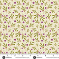 Nordic Summer 10321-L Berry Spray Buttermilk