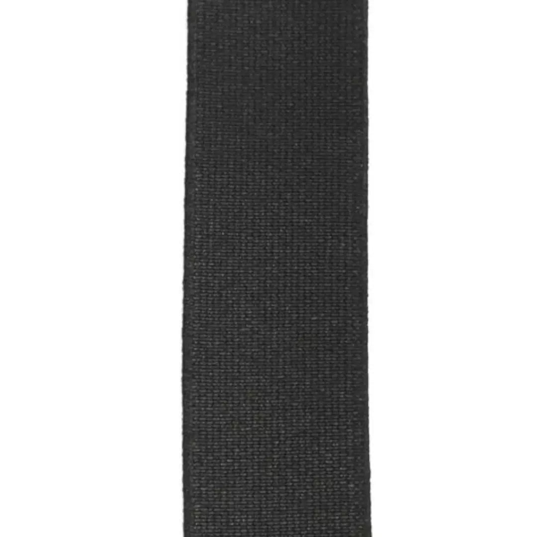 Elastikk metervare sort 20mm