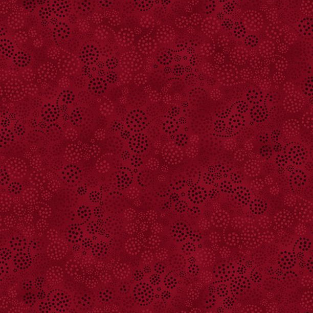 Essentials Sparkles 339 Burgundy - mørk rød