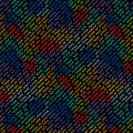 Feline Good Black Multi Text
