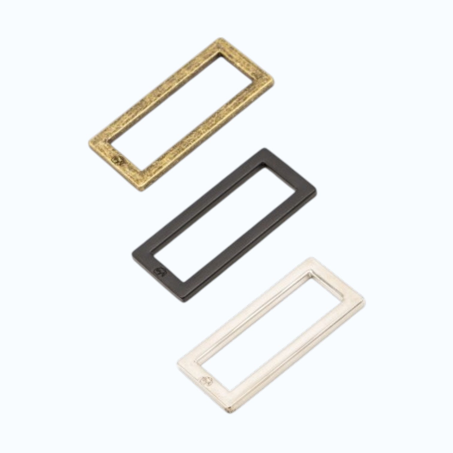 byAnnie Rectangle ring 1,5 inch - firkantring 2 pk