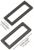 byAnnie Rectangle ring 1,5 inch - firkantring 2 pk