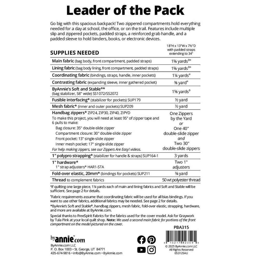 byAnnie Leader of the Pack