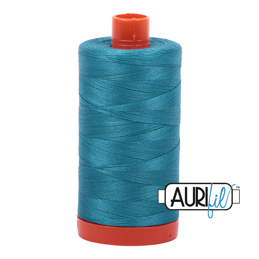 Aurifil-tråd 4182 - Dark Turqoise