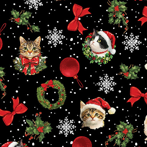 Merry Cats Toss Multi
