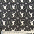 TILBUD JULESTOFF: Green Rudolf flanell
