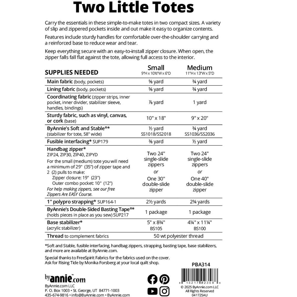 byAnnie Two Little Totes
