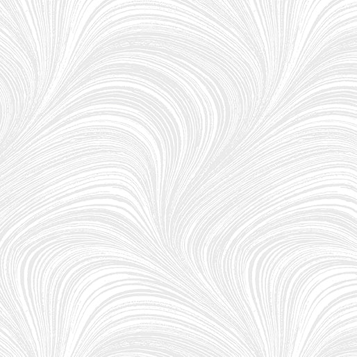 Wave Flanell White - hvit/grå