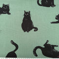 Cat canvas grønn