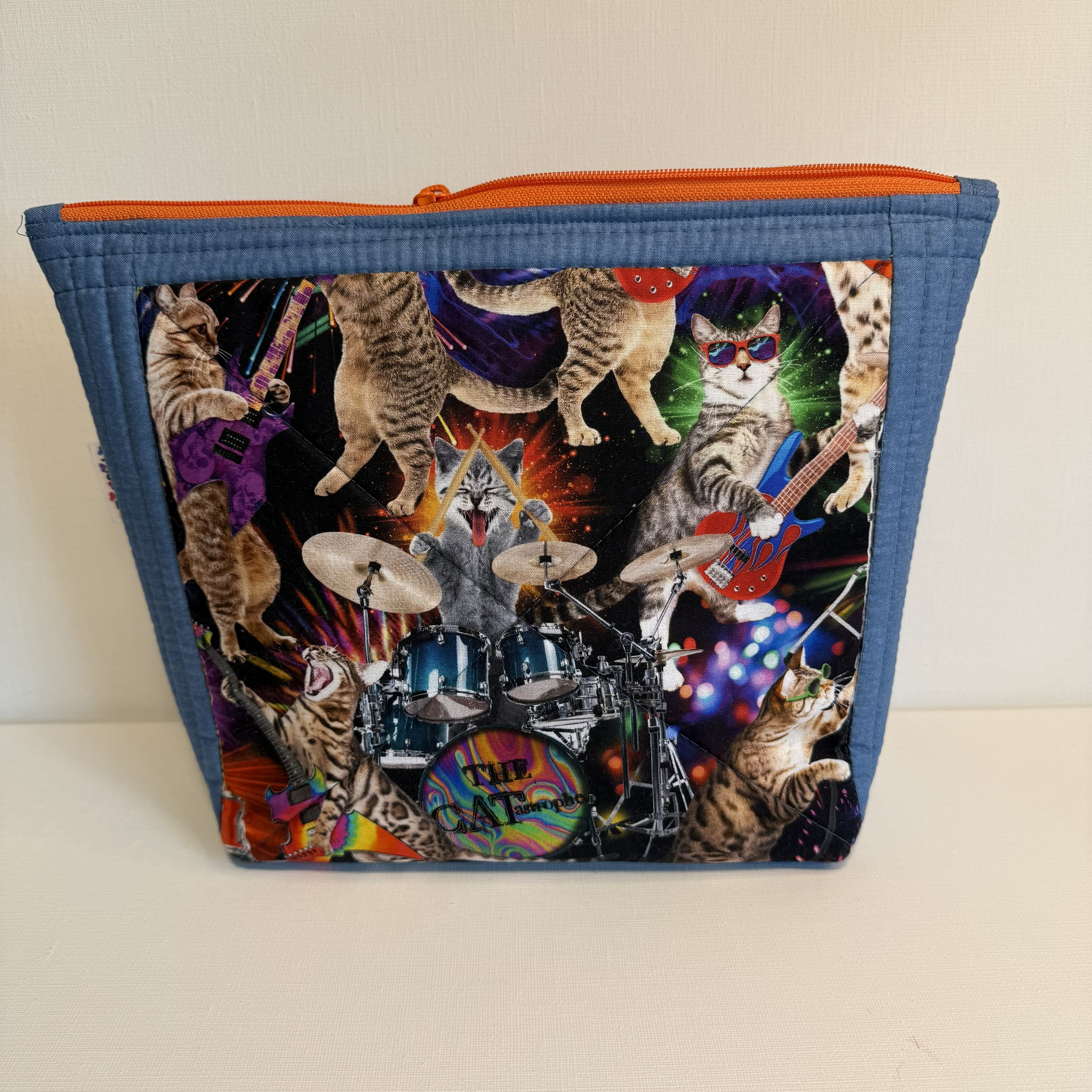 Materialpakke Toalettmappe - The Cat in the Band