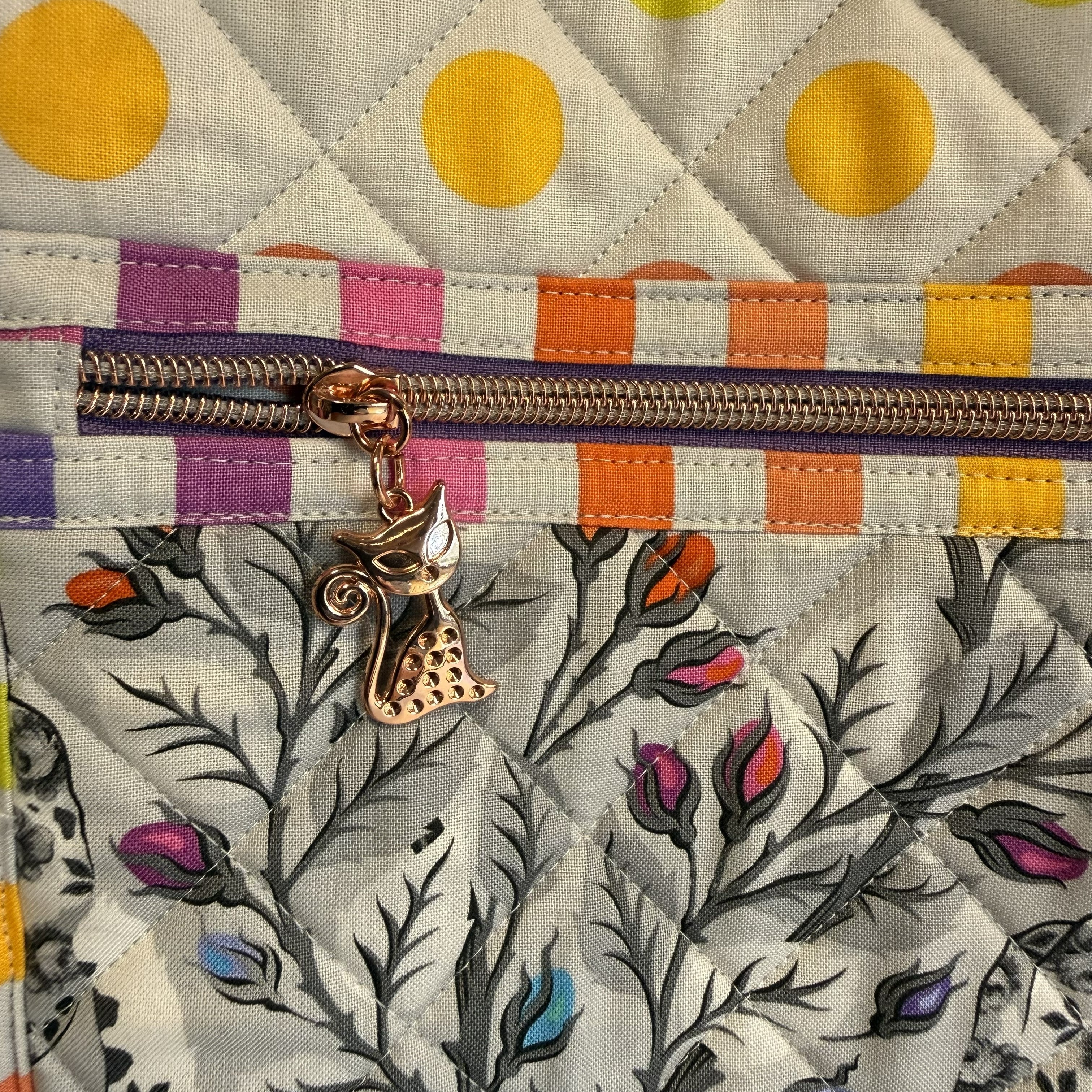 Skulderveske Tula Pink Greywork Leopard