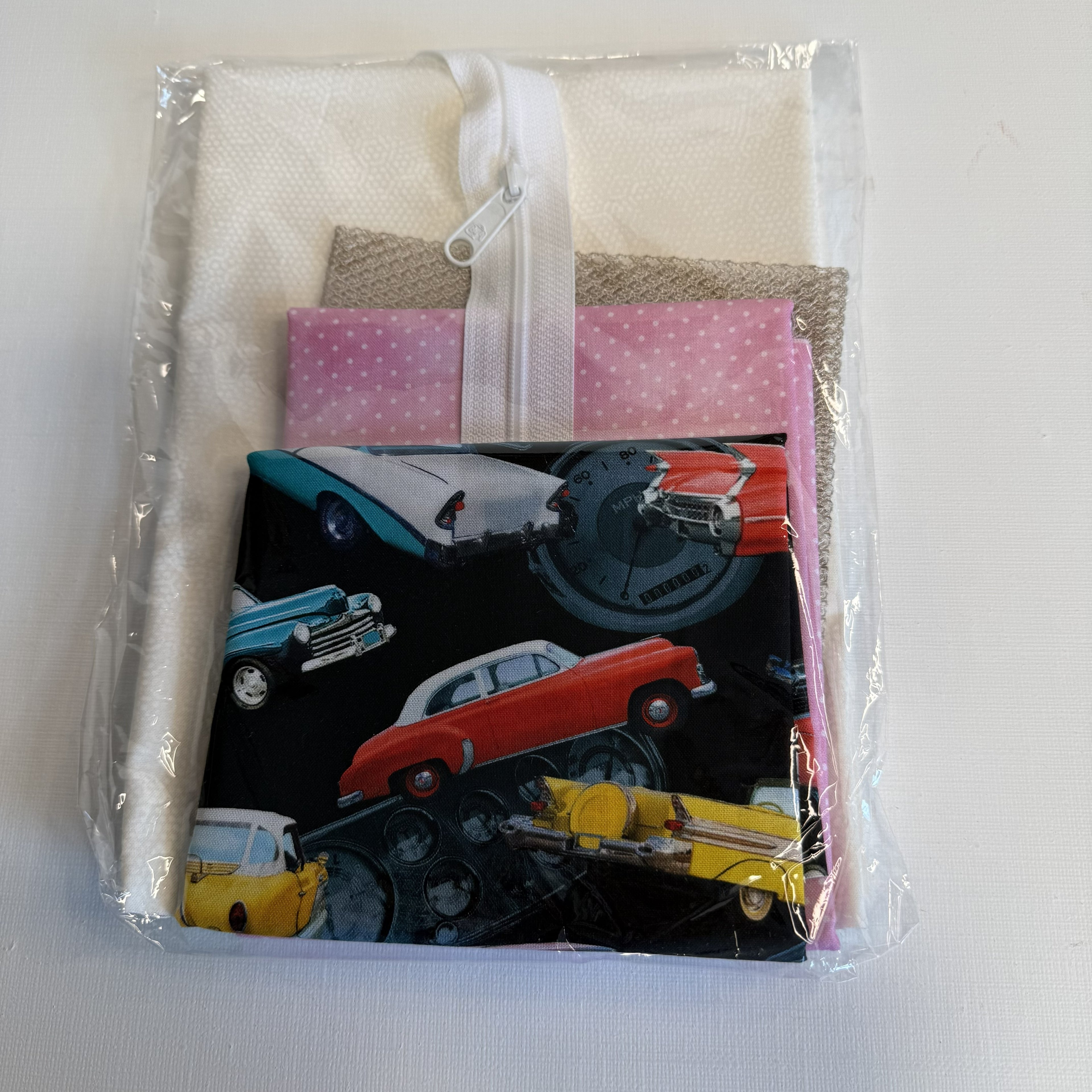 Materialpakke Toalettmappe Classic Cars