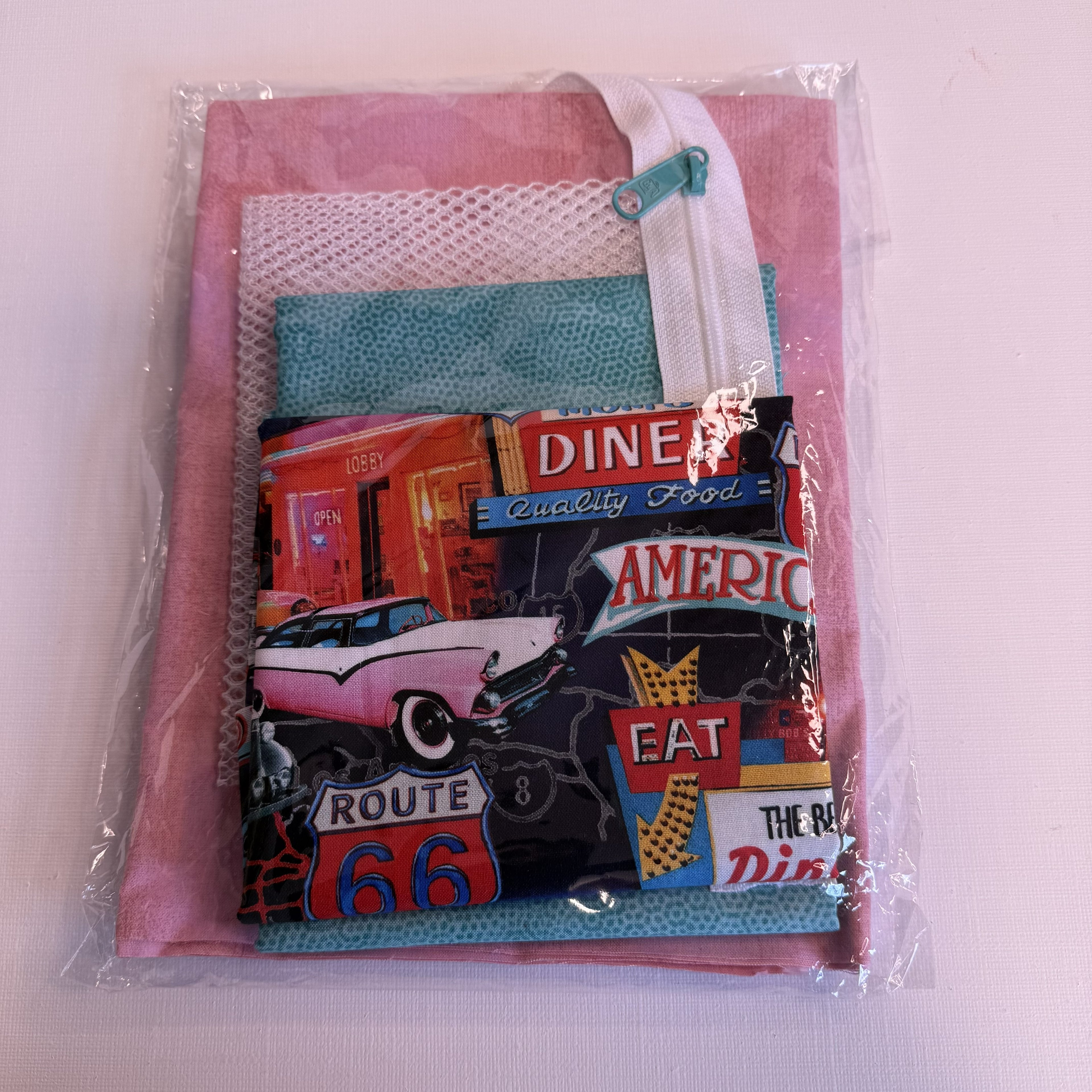 Materialpakke Toalettmappe - Route66 Diner