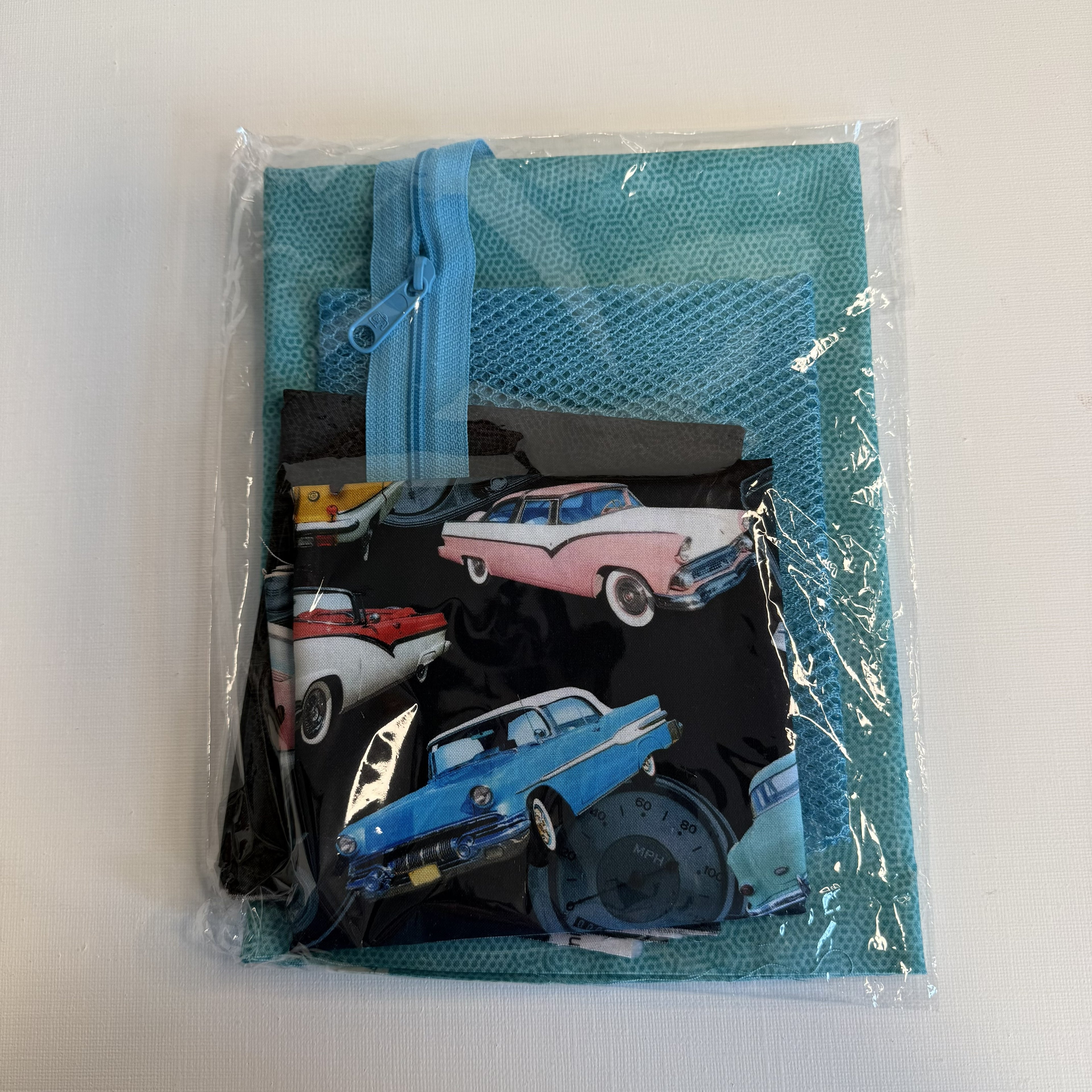 Materialpakke Toalettmappe Classic Cars