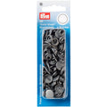 Prym 393 106 trykknapper 12,4 mm plast sølvgrå