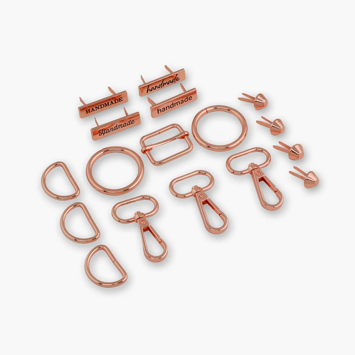 Sallie Tomato Hardware veske-sett rosegull