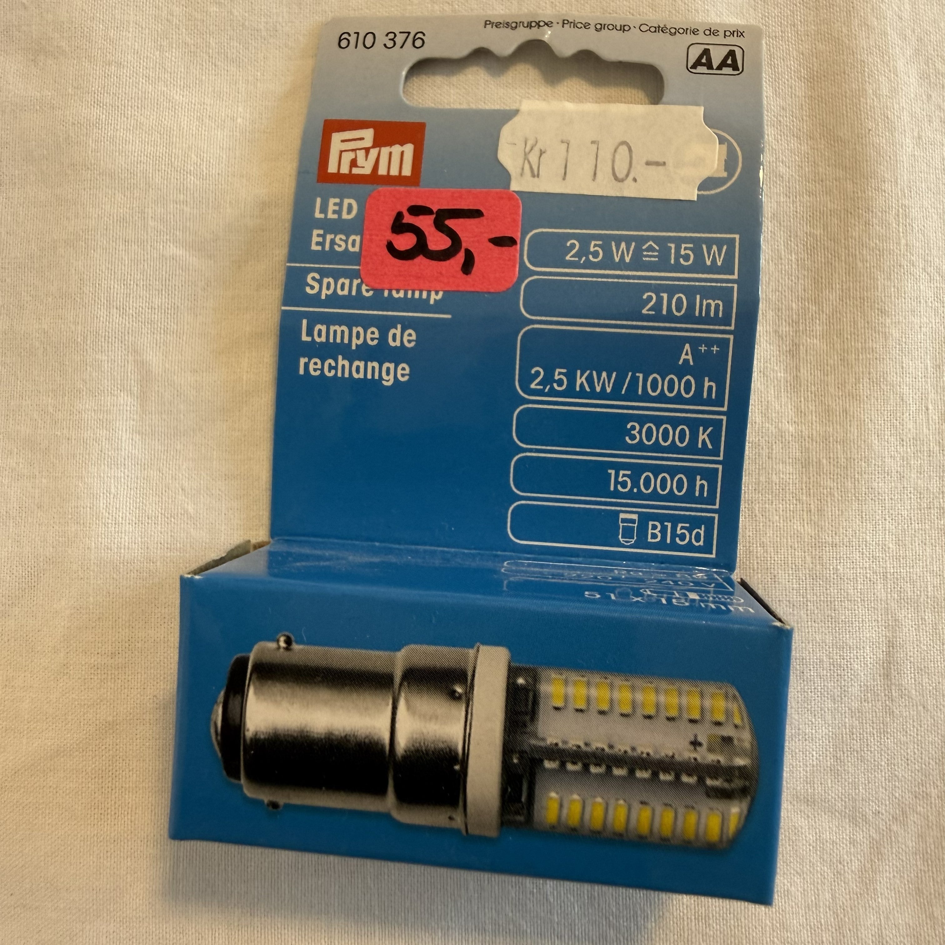 Prym 610 376 symaskin-pære universal