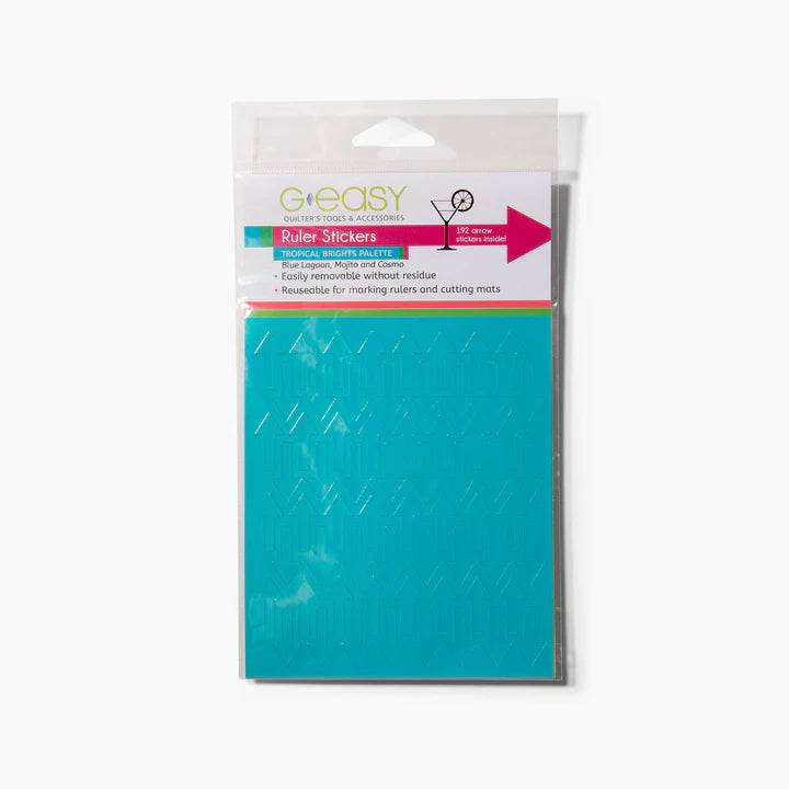 Ruler Stickers Tropical Bright Palette