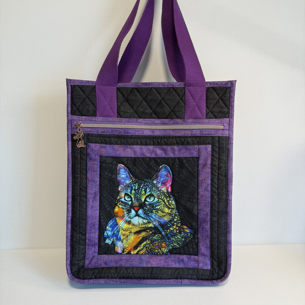 Skulderveske Artist Cat Lilla