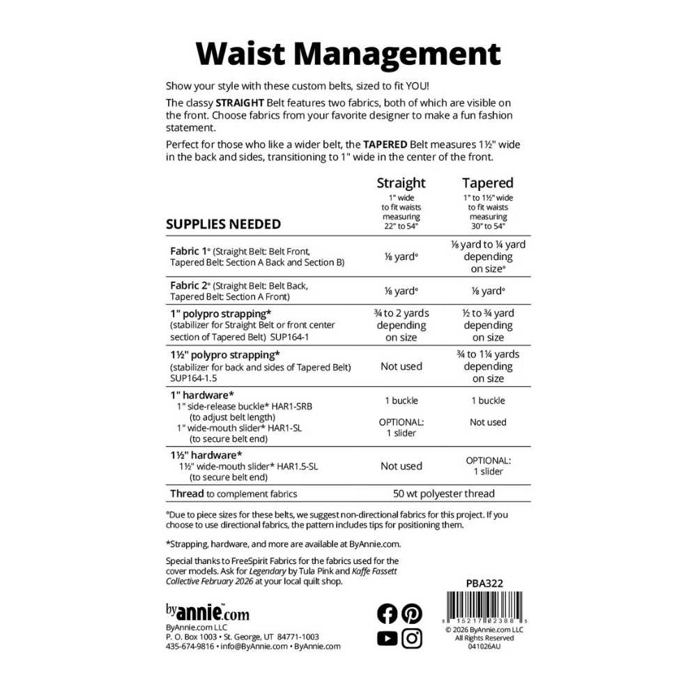byAnnie Waist Management